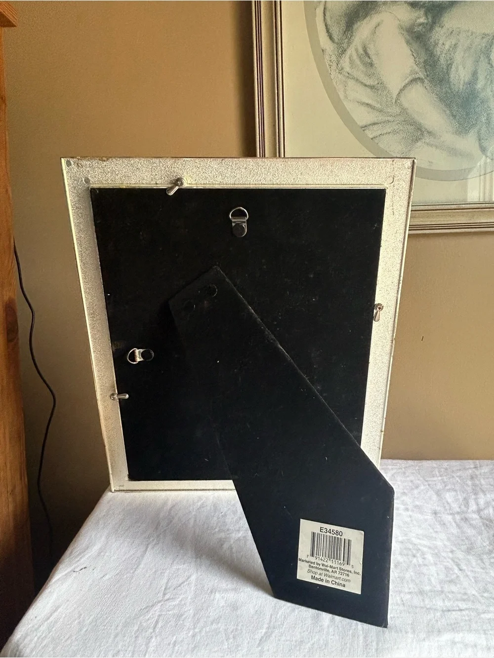 Elegant Yellow Decorative Picture Frame with Rhinestone Accents